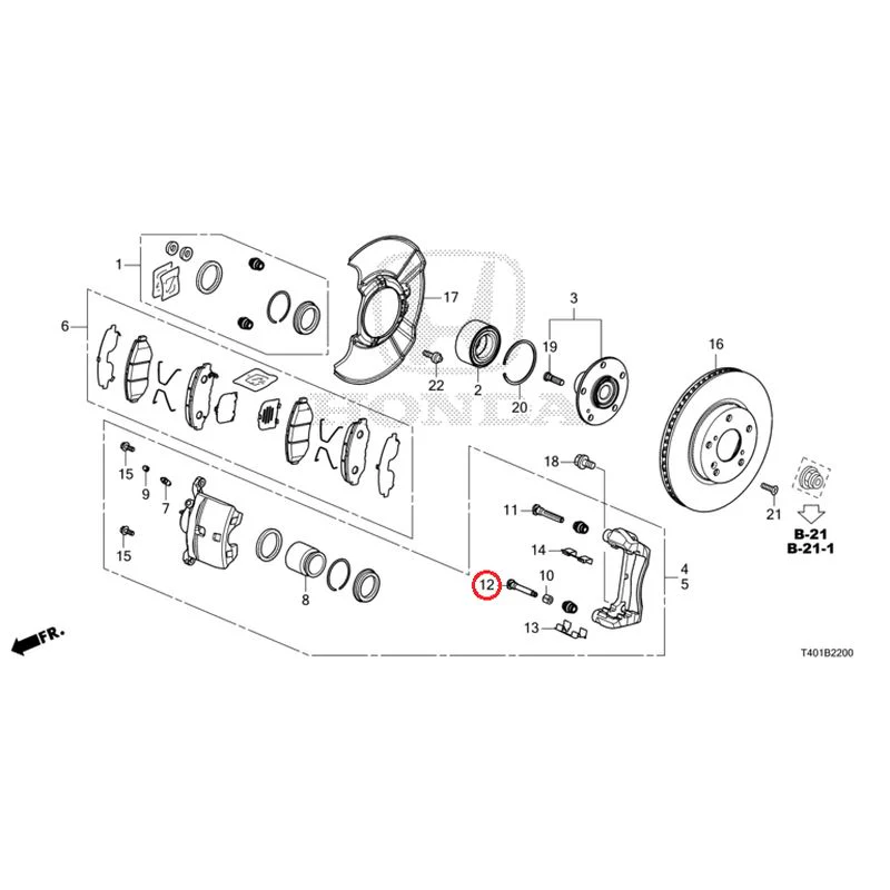 [NEW] JDM HONDA CIVIC FL1 2025 Front brake (1) GENUINE OEM - Image 13