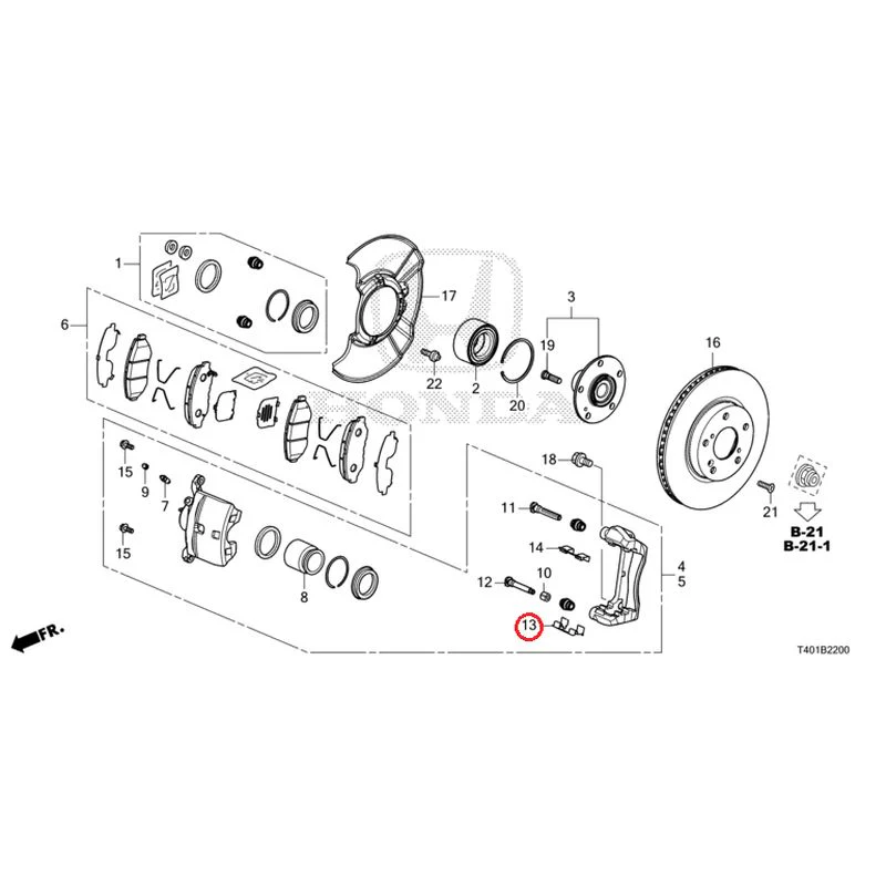 [NEW] JDM HONDA CIVIC FL1 2025 Front brake (1) GENUINE OEM - Image 14