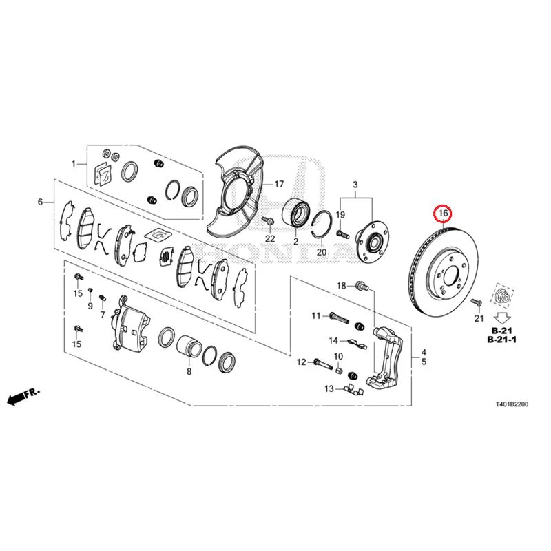 [NEW] JDM HONDA CIVIC FL1 2025 Front brake (1) GENUINE OEM - Image 17