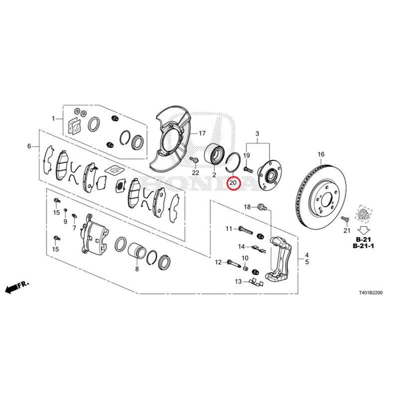 [NEW] JDM HONDA CIVIC FL1 2025 Front brake (1) GENUINE OEM - Image 24