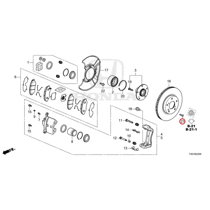 [NEW] JDM HONDA CIVIC FL1 2025 Front brake (1) GENUINE OEM - Image 25