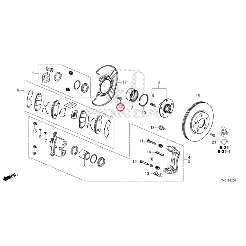 [NEW] JDM HONDA CIVIC FL1 2025 Front brake (1) GENUINE OEM - Image 26