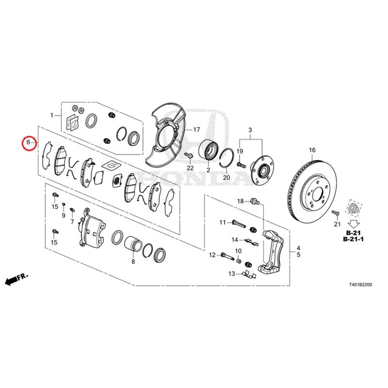 [NEW] JDM HONDA CIVIC FL1 2025 Front brake (1) GENUINE OEM - Image 7