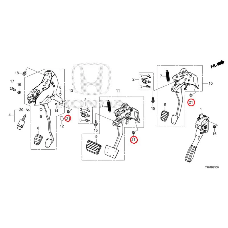 [NEW] JDM HONDA CIVIC FL1 2025 Pedals GENUINE OEM - Image 10