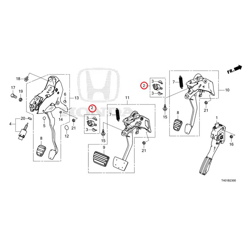[NEW] JDM HONDA CIVIC FL1 2025 Pedals GENUINE OEM - Image 3