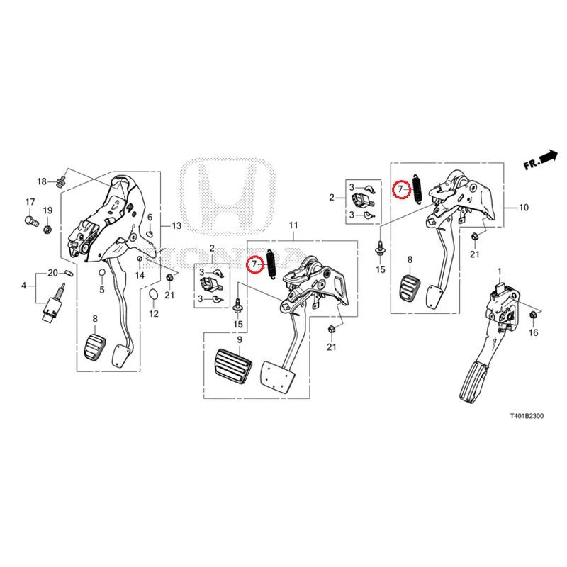 [NEW] JDM HONDA CIVIC FL1 2025 Pedals GENUINE OEM - Image 5