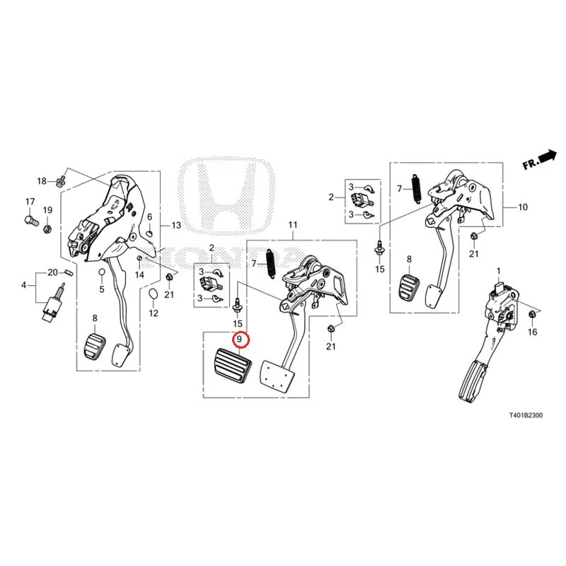 [NEW] JDM HONDA CIVIC FL1 2025 Pedals GENUINE OEM - Image 6