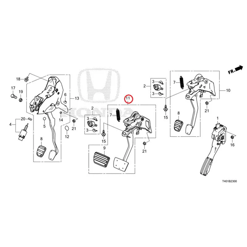[NEW] JDM HONDA CIVIC FL1 2025 Pedals GENUINE OEM - Image 7