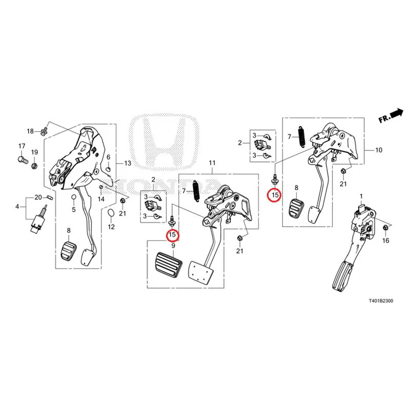 [NEW] JDM HONDA CIVIC FL1 2025 Pedals GENUINE OEM - Image 8