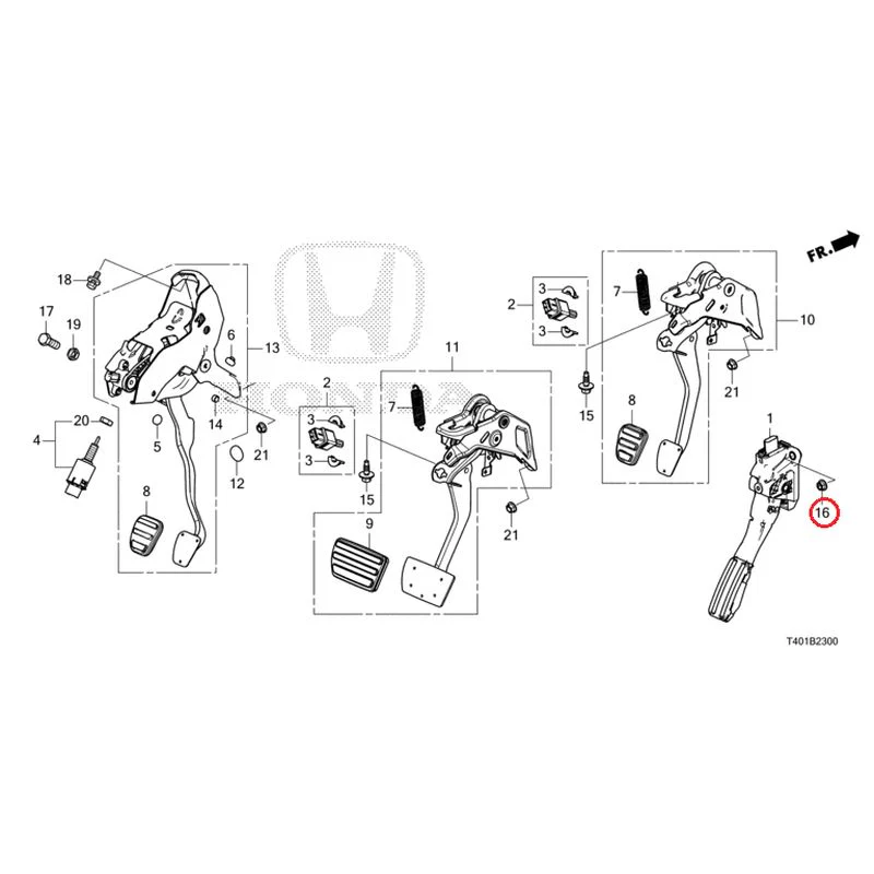 [NEW] JDM HONDA CIVIC FL1 2025 Pedals GENUINE OEM - Image 9