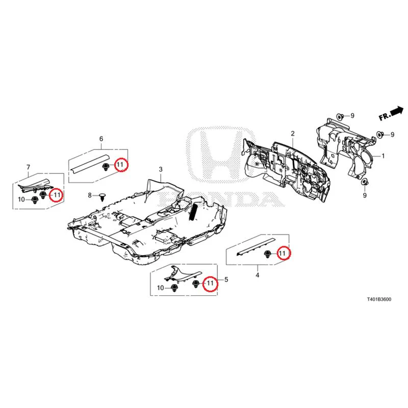 [NEW] JDM HONDA CIVIC FL1 2025 Floor Mat GENUINE OEM - Image 12