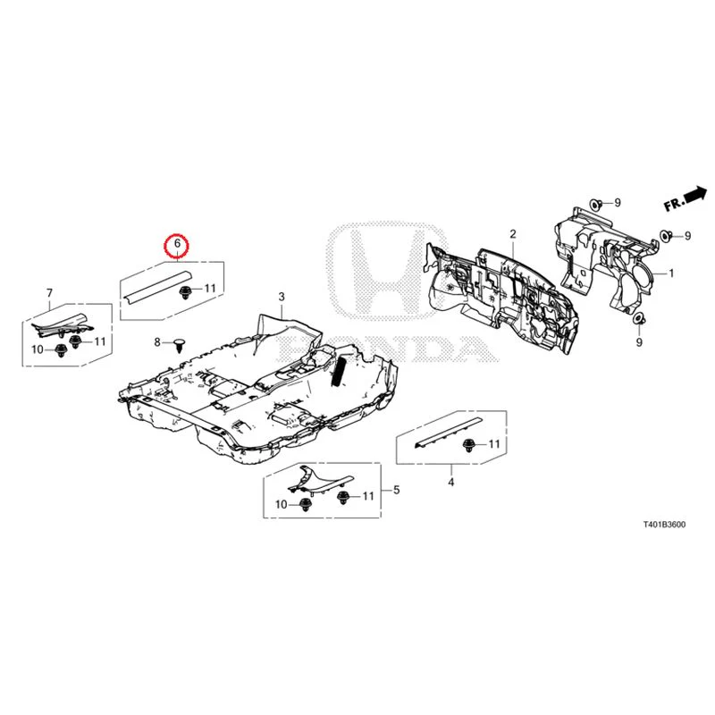 [NEW] JDM HONDA CIVIC FL1 2025 Floor Mat GENUINE OEM - Image 7
