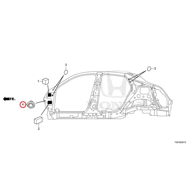 [NEW] JDM HONDA CIVIC FL1 2025 Grommets (Side) GENUINE OEM - Image 5
