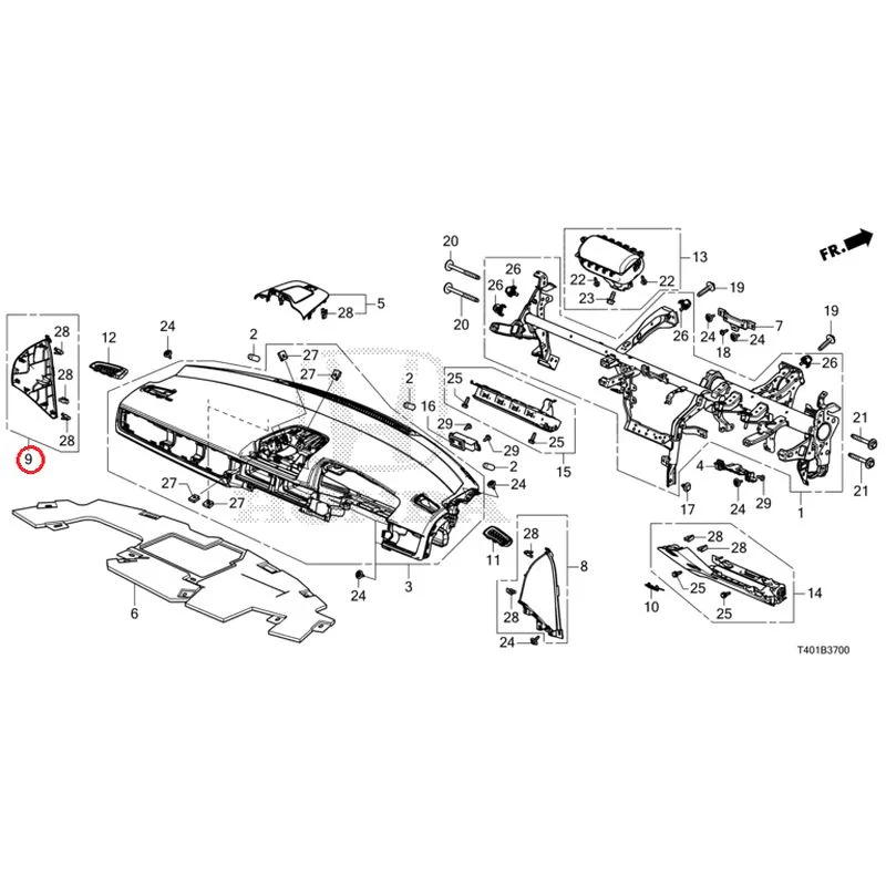 [NEW] JDM HONDA CIVIC FL1 2025 Instrument panel GENUINE OEM - Image 10