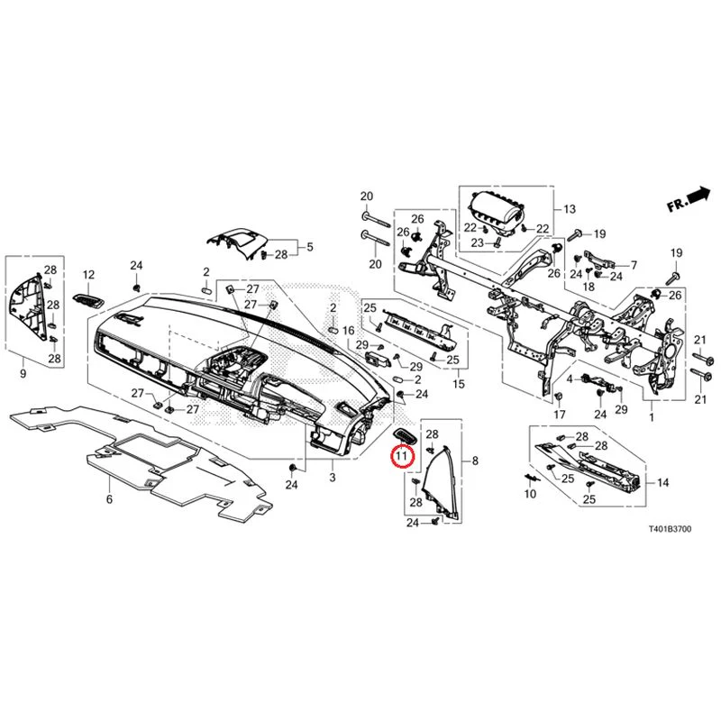 [NEW] JDM HONDA CIVIC FL1 2025 Instrument panel GENUINE OEM - Image 12