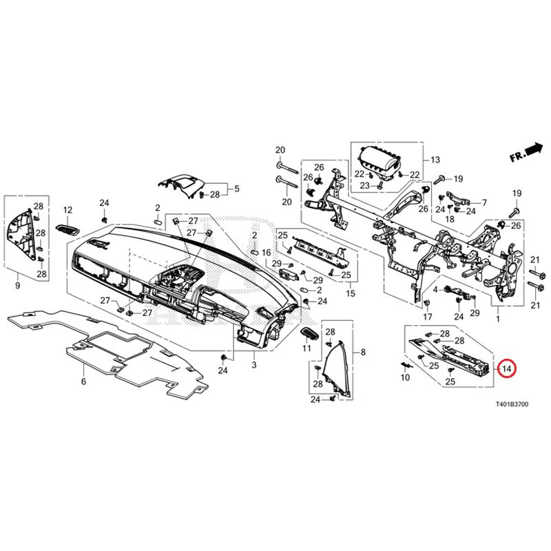 [NEW] JDM HONDA CIVIC FL1 2025 Instrument panel GENUINE OEM - Image 15
