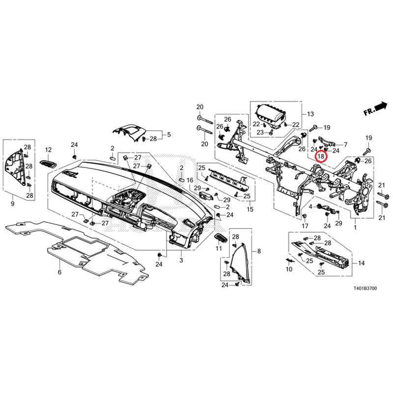 [NEW] JDM HONDA CIVIC FL1 2025 Instrument panel GENUINE OEM - Image 19