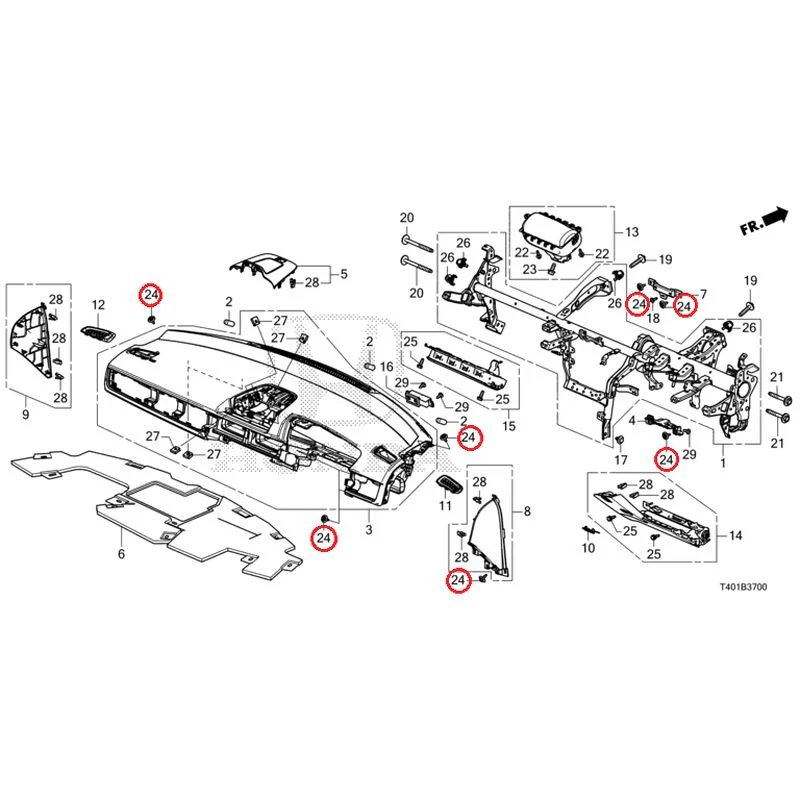 [NEW] JDM HONDA CIVIC FL1 2025 Instrument panel GENUINE OEM - Image 25