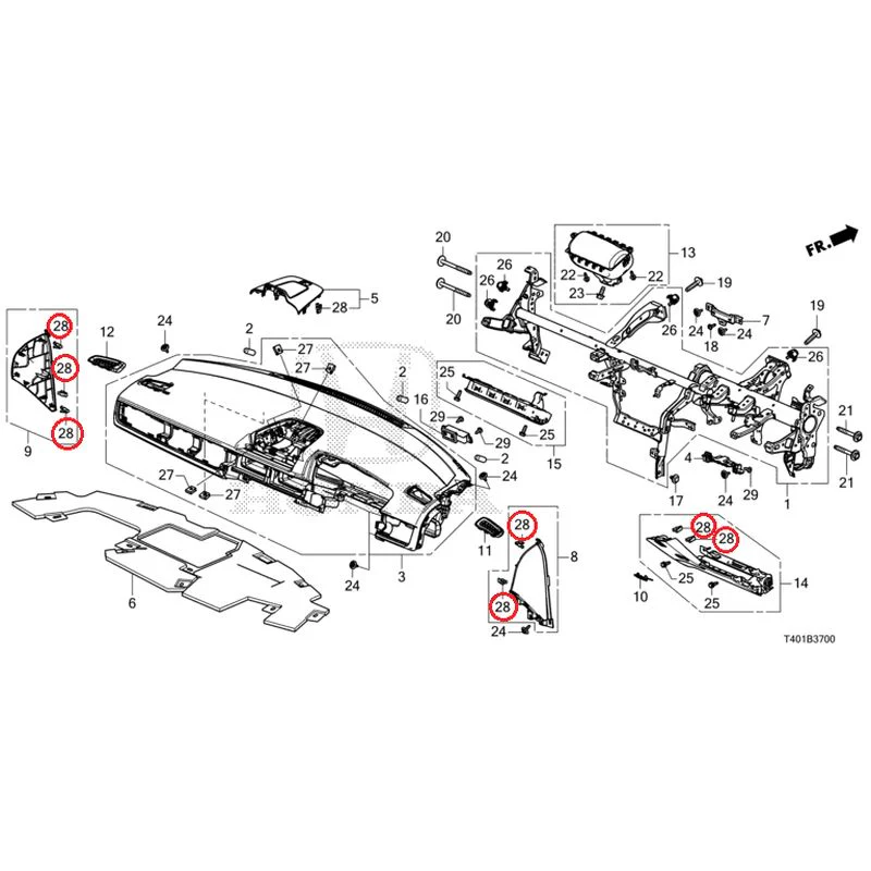 [NEW] JDM HONDA CIVIC FL1 2025 Instrument panel GENUINE OEM - Image 29