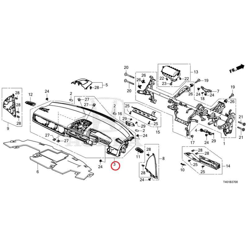 [NEW] JDM HONDA CIVIC FL1 2025 Instrument panel GENUINE OEM - Image 4