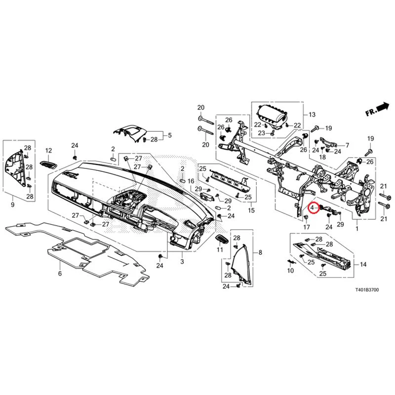 [NEW] JDM HONDA CIVIC FL1 2025 Instrument panel GENUINE OEM - Image 5
