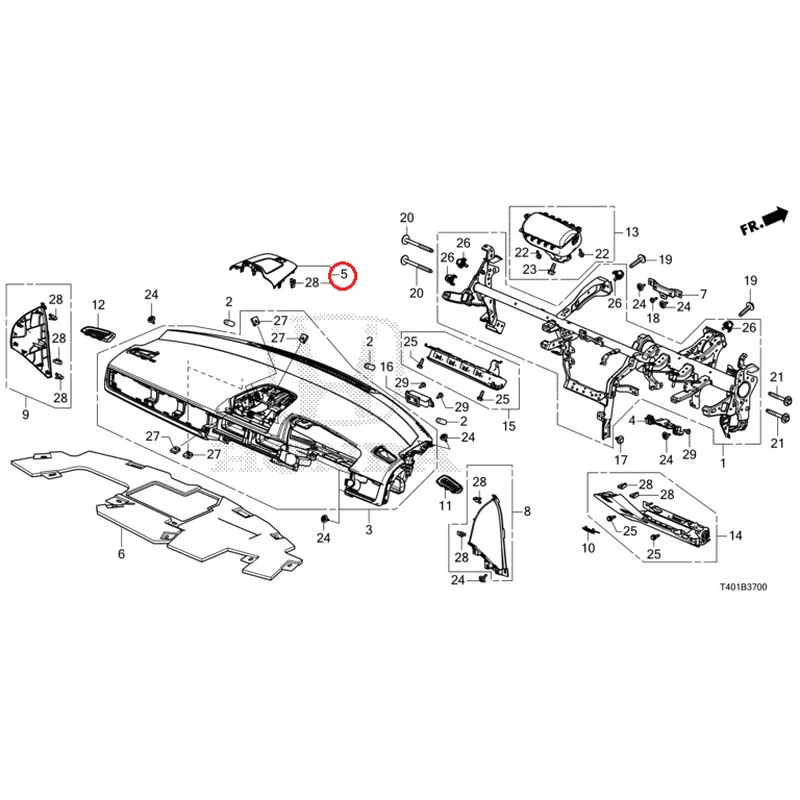 [NEW] JDM HONDA CIVIC FL1 2025 Instrument panel GENUINE OEM - Image 6
