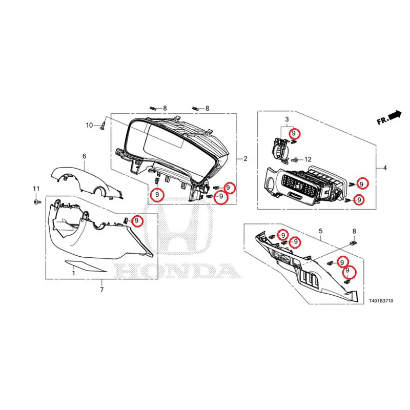 [NEW] JDM HONDA CIVIC FL1 2025 Instrument panel garnish (driver side) GENUINE OEM - Image 10