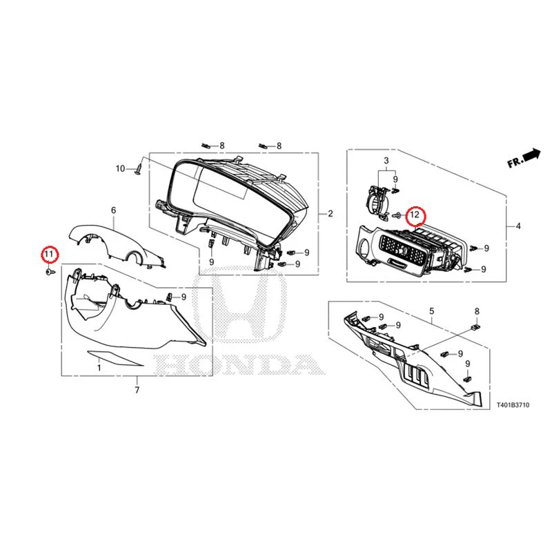 [NEW] JDM HONDA CIVIC FL1 2025 Instrument panel garnish (driver side) GENUINE OEM - Image 13