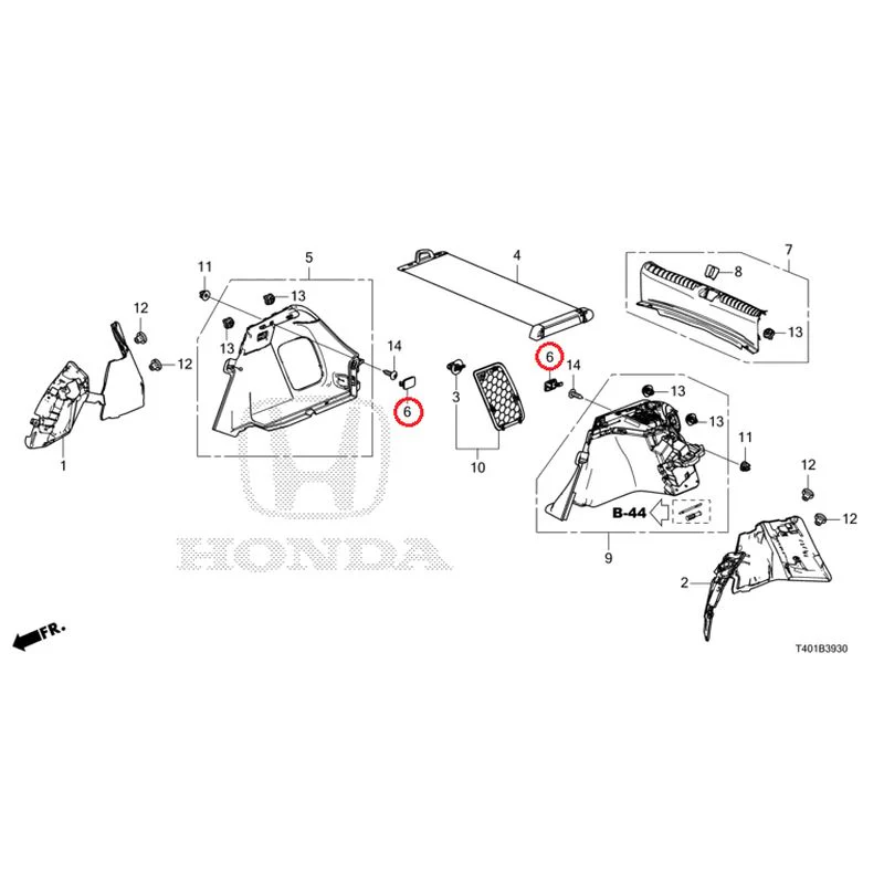 [NEW] JDM HONDA CIVIC FL1 2025 Side Lining GENUINE OEM - Image 7
