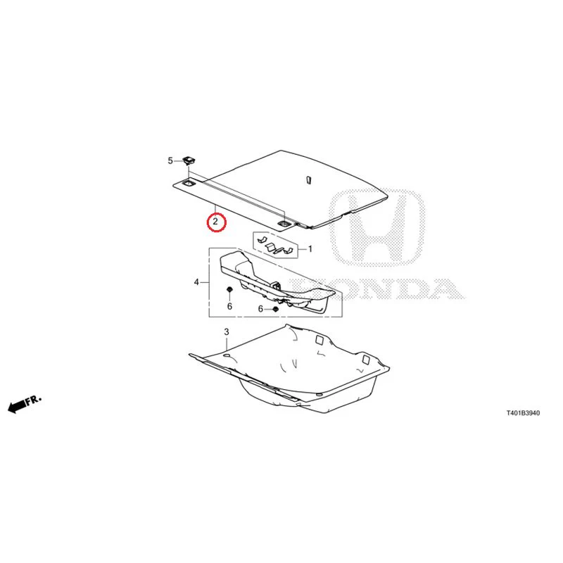 [NEW] JDM HONDA CIVIC FL1 2025 Cargo Floor Lid GENUINE OEM - Image 3