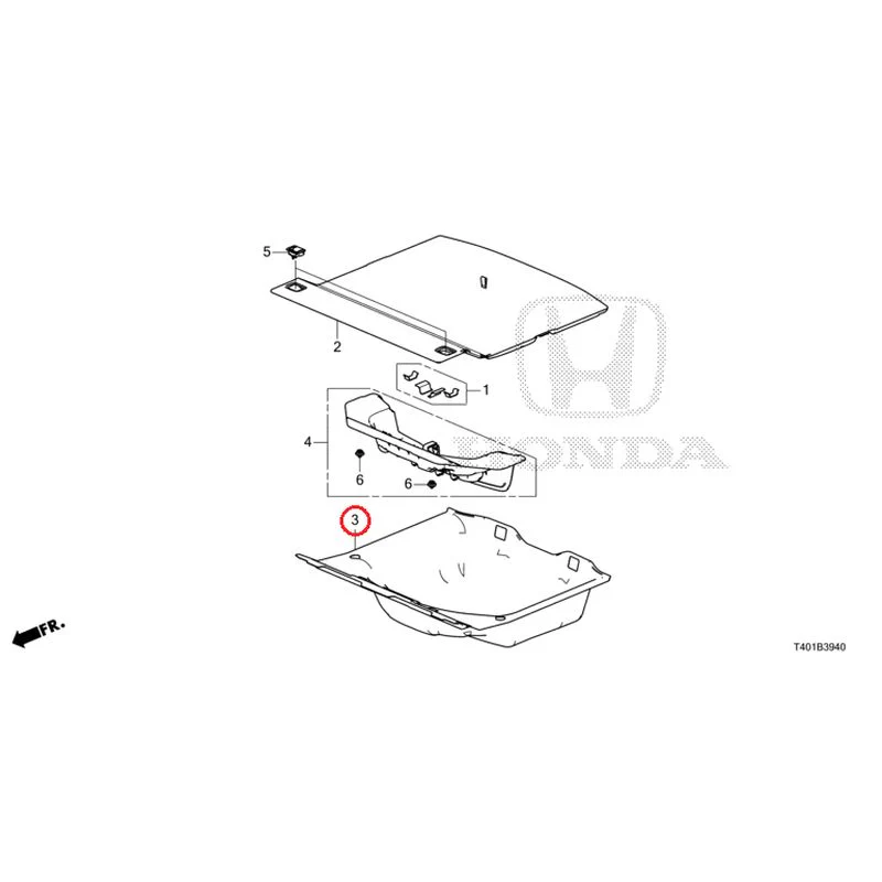 [NEW] JDM HONDA CIVIC FL1 2025 Cargo Floor Lid GENUINE OEM - Image 4