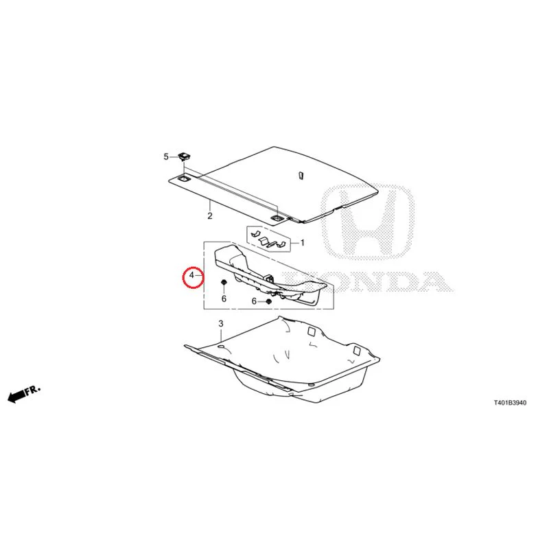 [NEW] JDM HONDA CIVIC FL1 2025 Cargo Floor Lid GENUINE OEM - Image 5