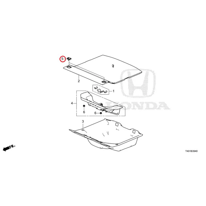 [NEW] JDM HONDA CIVIC FL1 2025 Cargo Floor Lid GENUINE OEM - Image 6