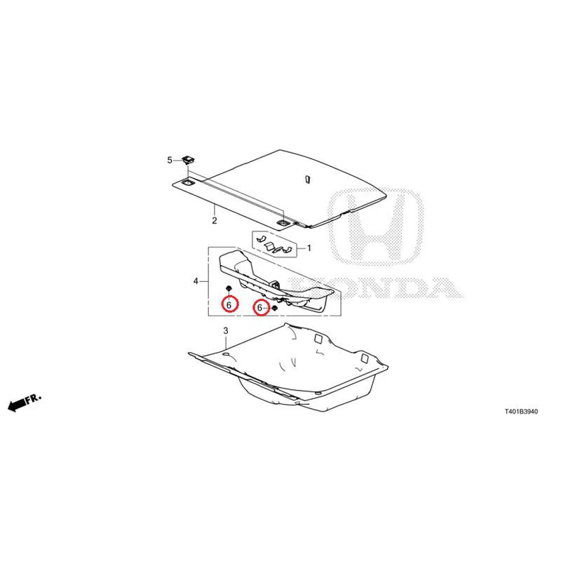 [NEW] JDM HONDA CIVIC FL1 2025 Cargo Floor Lid GENUINE OEM - Image 7