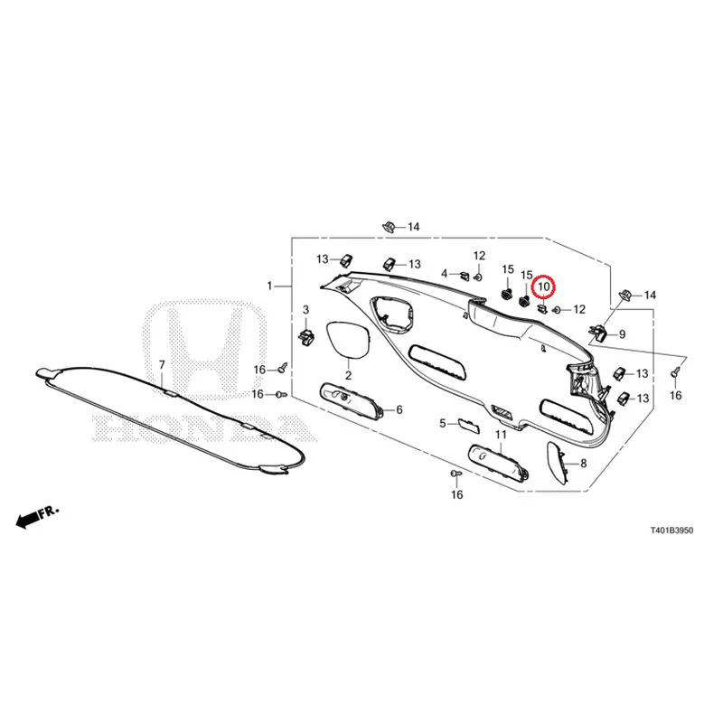 [NEW] JDM HONDA CIVIC FL1 2025 Tailgate Lining GENUINE OEM - Image 11