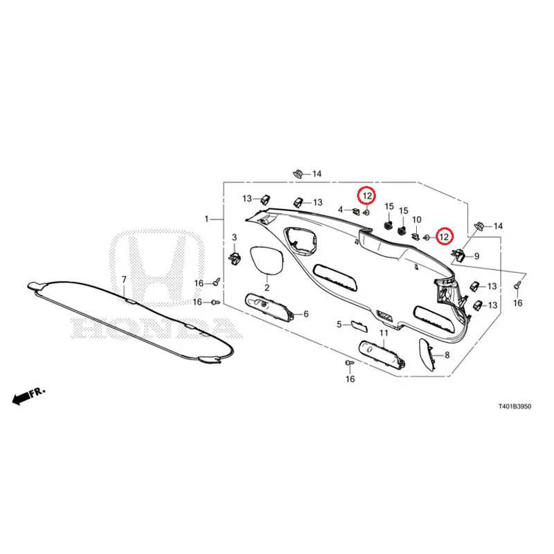 [NEW] JDM HONDA CIVIC FL1 2025 Tailgate Lining GENUINE OEM - Image 13