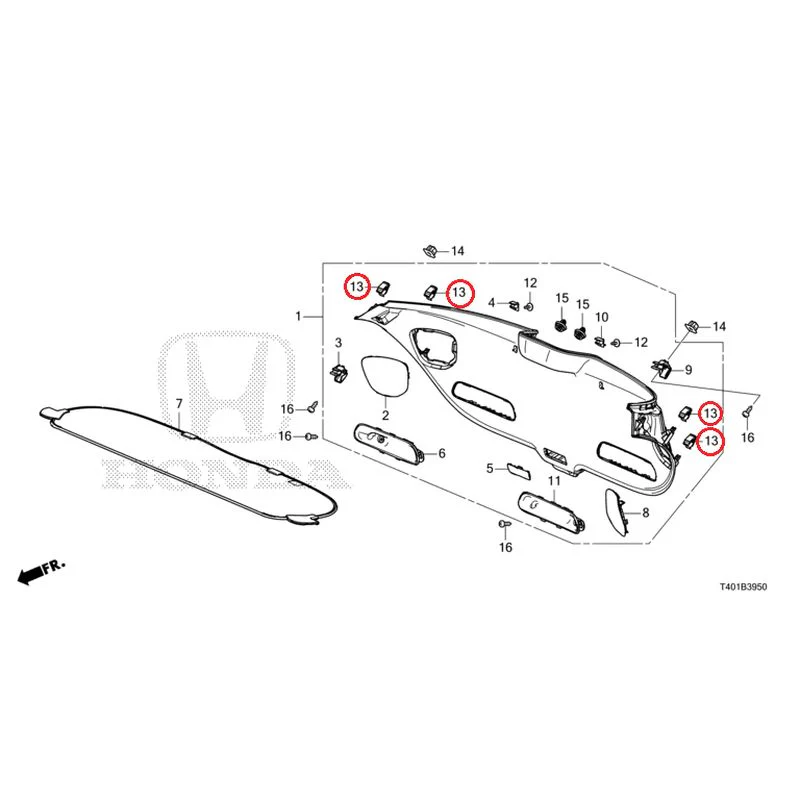 [NEW] JDM HONDA CIVIC FL1 2025 Tailgate Lining GENUINE OEM - Image 14