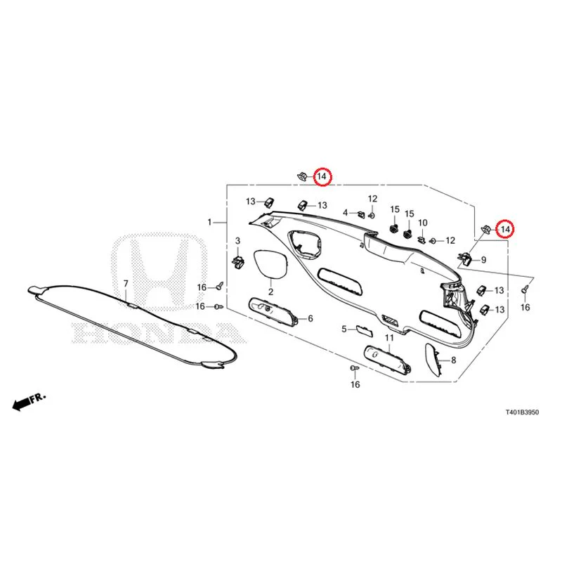 [NEW] JDM HONDA CIVIC FL1 2025 Tailgate Lining GENUINE OEM - Image 15
