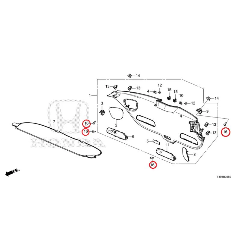 [NEW] JDM HONDA CIVIC FL1 2025 Tailgate Lining GENUINE OEM - Image 17