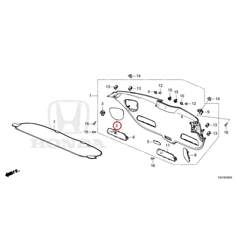 [NEW] JDM HONDA CIVIC FL1 2025 Tailgate Lining GENUINE OEM - Image 3