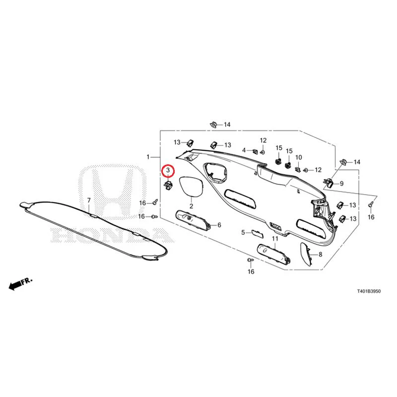 [NEW] JDM HONDA CIVIC FL1 2025 Tailgate Lining GENUINE OEM - Image 4