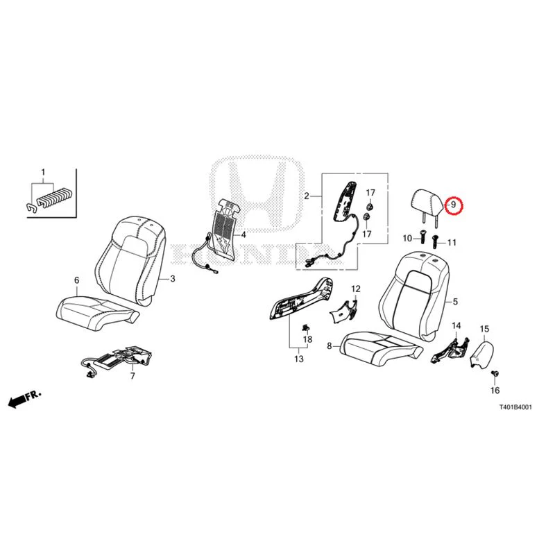 [NEW] JDM HONDA CIVIC FL1 2025 Front Seat (Driver's Side) (2) GENUINE OEM - Image 10