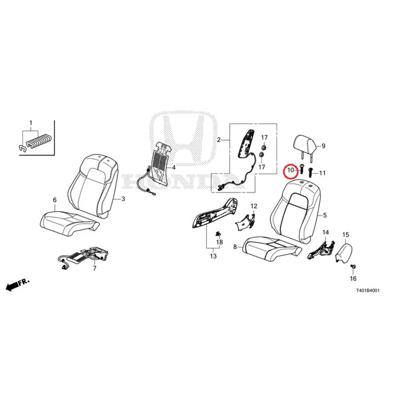 [NEW] JDM HONDA CIVIC FL1 2025 Front Seat (Driver's Side) (2) GENUINE OEM - Image 11
