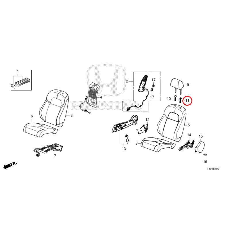[NEW] JDM HONDA CIVIC FL1 2025 Front Seat (Driver's Side) (2) GENUINE OEM - Image 12