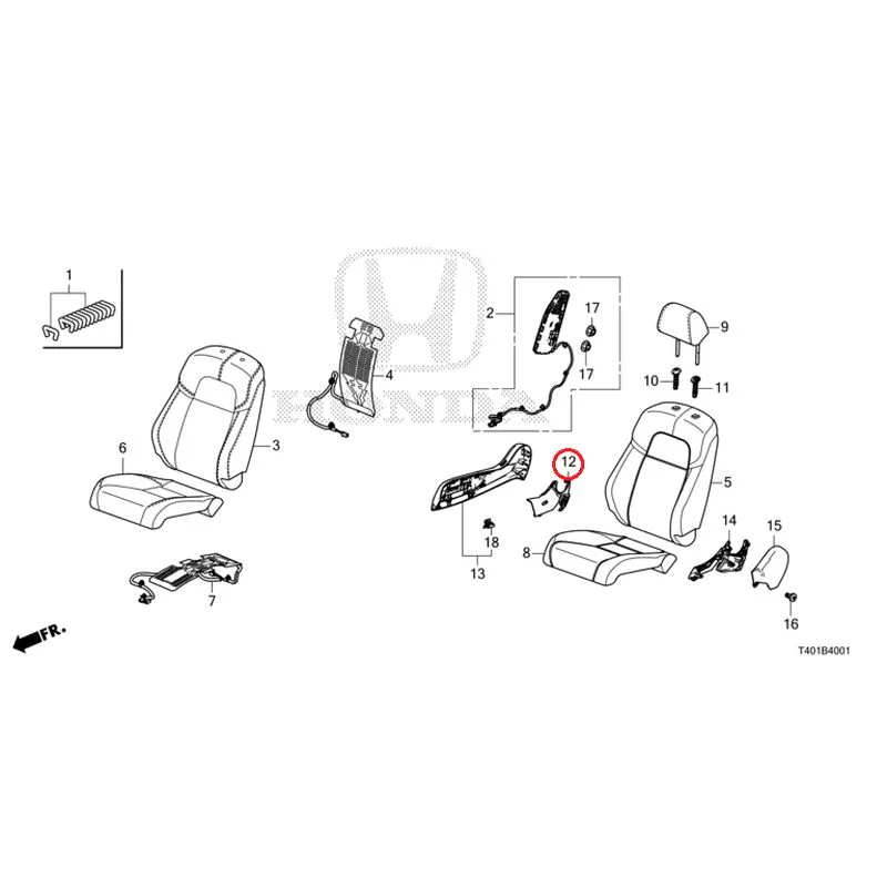 [NEW] JDM HONDA CIVIC FL1 2025 Front Seat (Driver's Side) (2) GENUINE OEM - Image 13