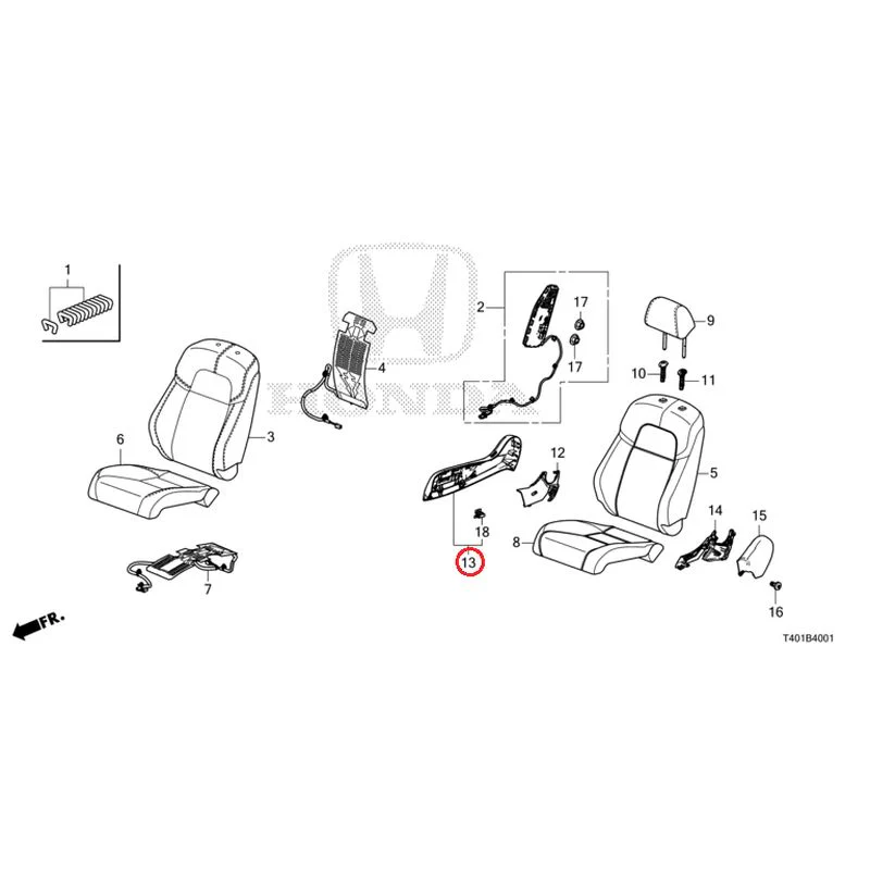 [NEW] JDM HONDA CIVIC FL1 2025 Front Seat (Driver's Side) (2) GENUINE OEM - Image 14