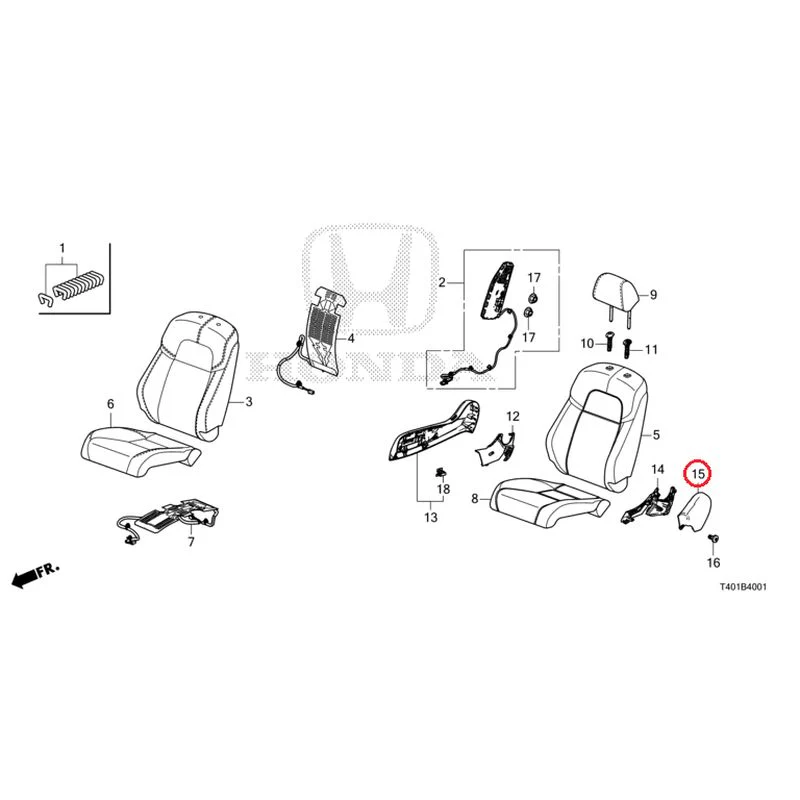 [NEW] JDM HONDA CIVIC FL1 2025 Front Seat (Driver's Side) (2) GENUINE OEM - Image 16