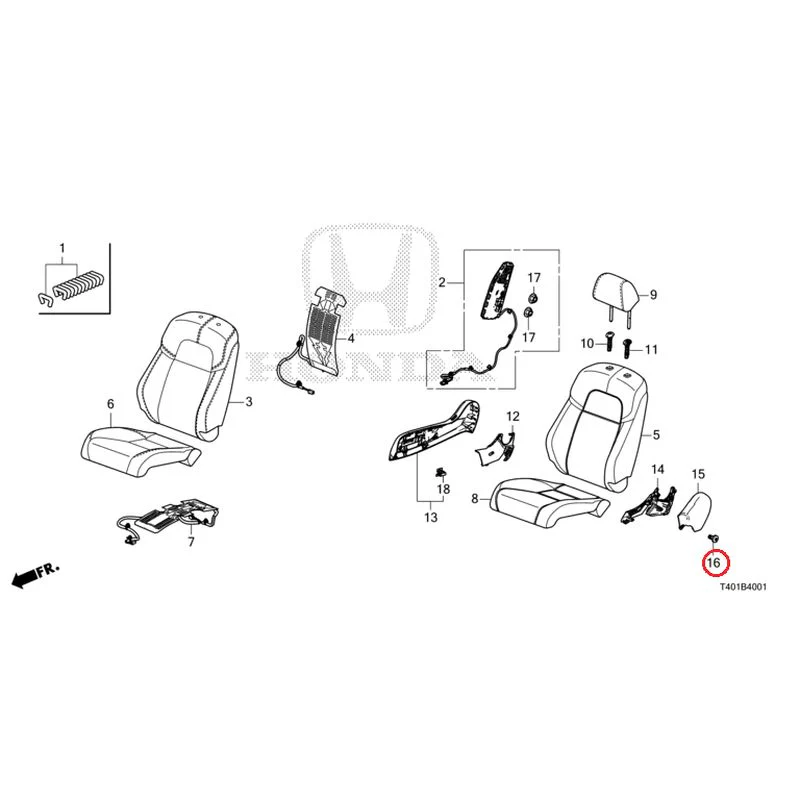 [NEW] JDM HONDA CIVIC FL1 2025 Front Seat (Driver's Side) (2) GENUINE OEM - Image 17
