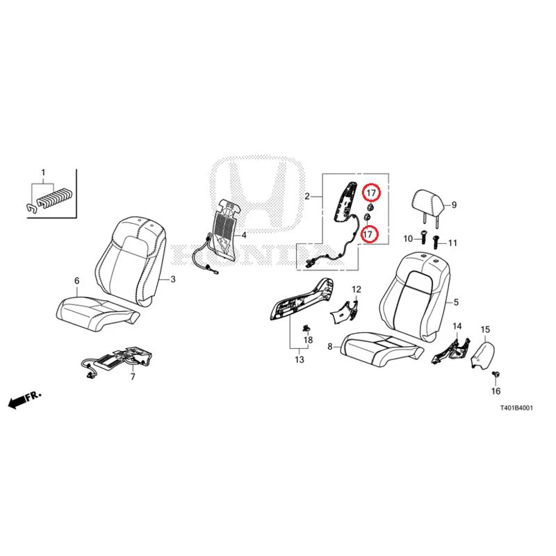[NEW] JDM HONDA CIVIC FL1 2025 Front Seat (Driver's Side) (2) GENUINE OEM - Image 18