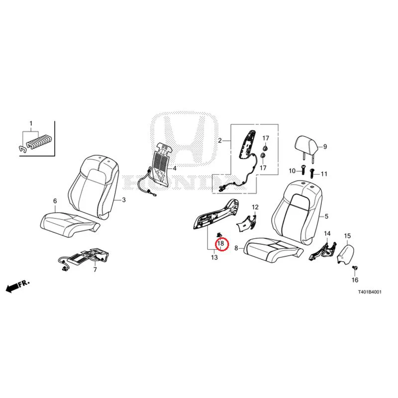 [NEW] JDM HONDA CIVIC FL1 2025 Front Seat (Driver's Side) (2) GENUINE OEM - Image 19
